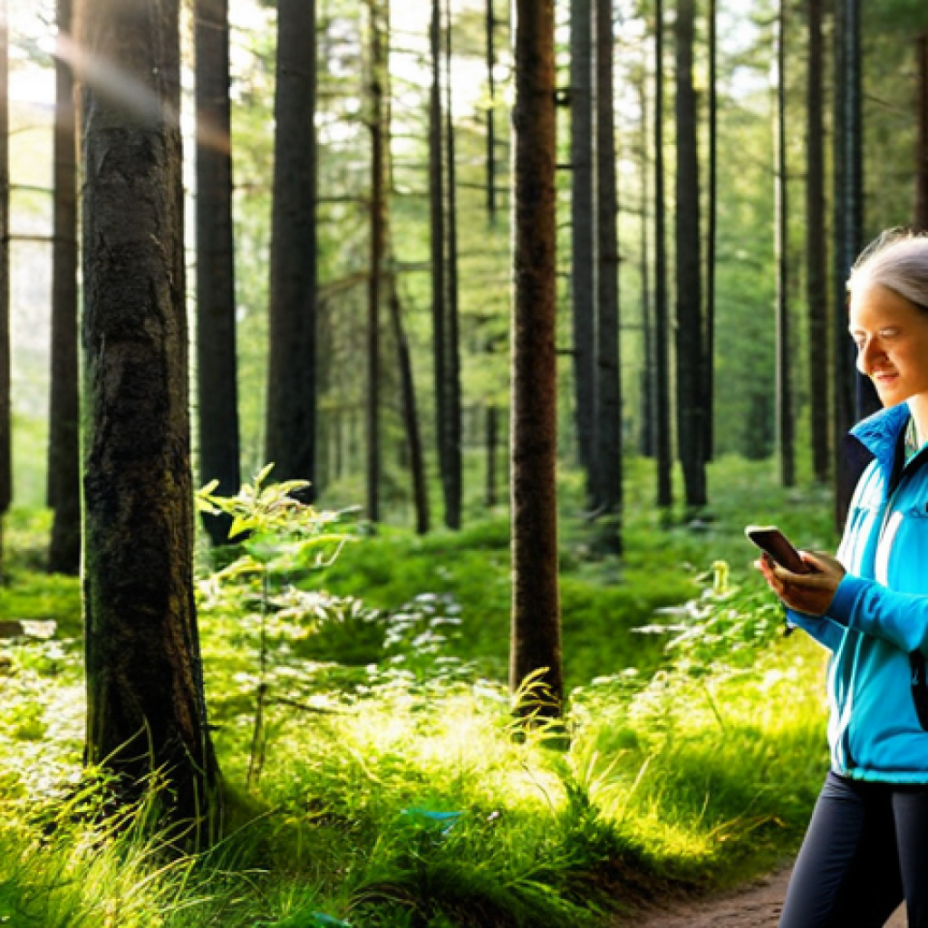 **

"A woman enjoying a nature walk in a Swedish forest, fully clothed in appropriate hiking gear, safe for work. Sunlight filters through the trees, highlighting her peaceful expression. She is taking a mindful break from her phone, surrounded by lush greenery. Focus on the serene environment and her relaxed posture. Perfect anatomy, correct proportions, family-friendly, professional photography, high quality."

**